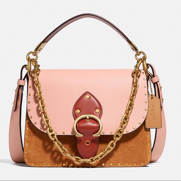 Coach Handbags - 🔆BRAND NEW🔆 Coach Beat Shoulder Bag In Colorblock With Rivets